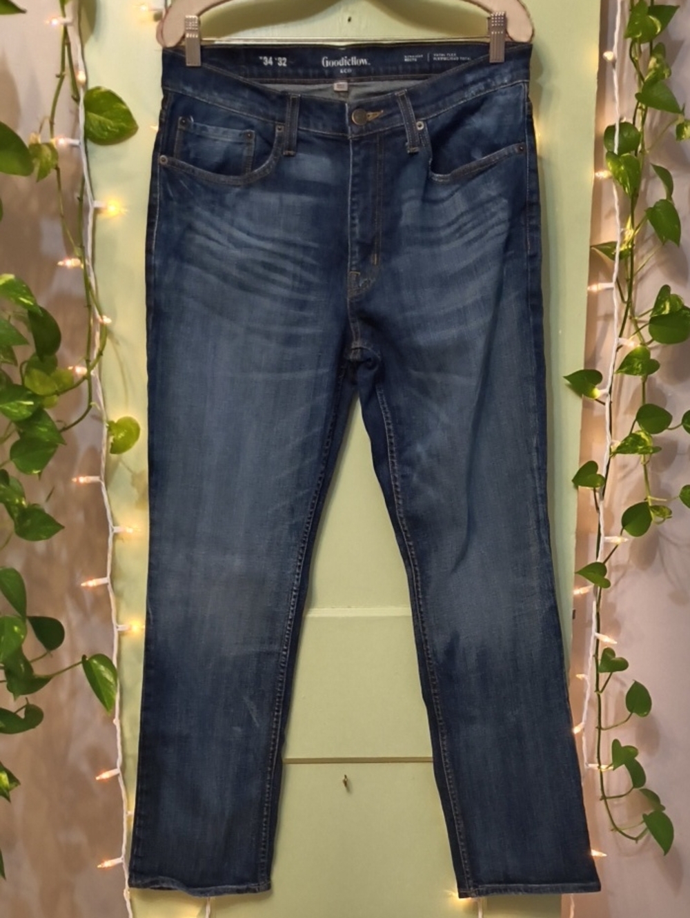 Men's Goodfellow & Co. Denim Straight Total Flex W 34 L 32 Jeans 👖